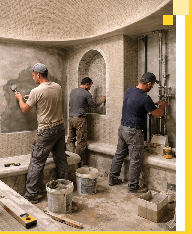 Профессиональный монтаж хамамов под ключ в Тулуне с гарантией