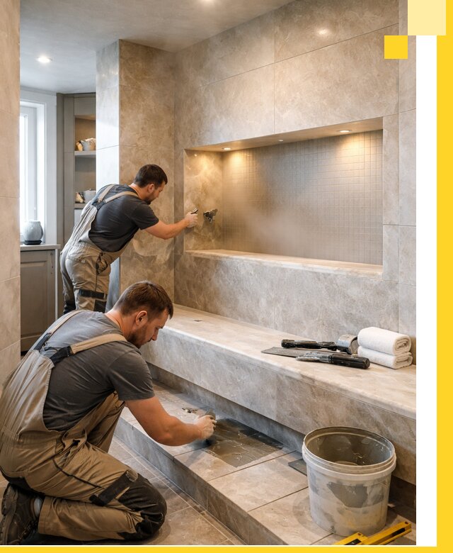 Профессиональное строительство хамама в квартире в Тулуне