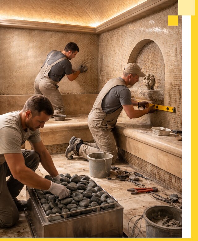 Проектирование и строительство хамама и сауны в Тулуне