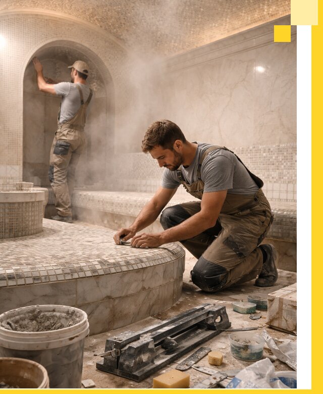 Профессиональный дизайн хамама и SPA под ключ в Тулуне