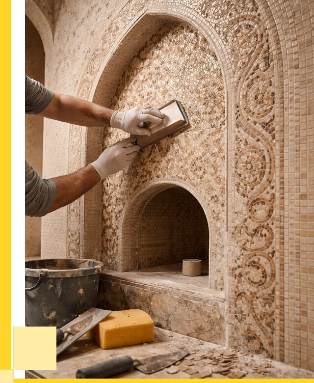 Мозаика для хамама в Тулуне под ключ от 5395 р. | ЭриданТлн