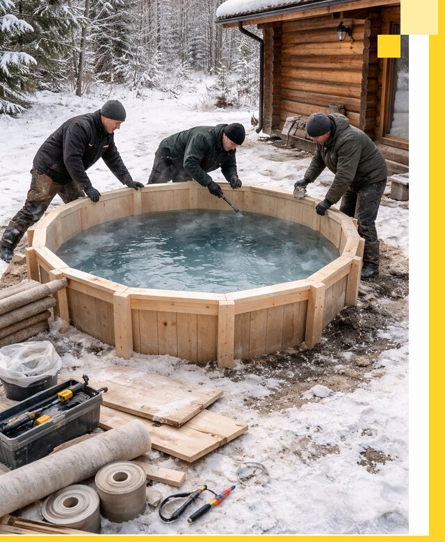 Изготовление и установка ледяных купелей под ключ в Тулуне